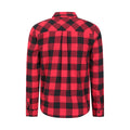 Carbon - Back - Mountain Warehouse Mens Trace Flannel Long-Sleeved Shirt