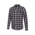 Carbon - Back - Mountain Warehouse Mens Trace Flannel Long-Sleeved Shirt