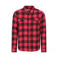 Carbon - Side - Mountain Warehouse Mens Trace Flannel Long-Sleeved Shirt