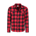Carbon - Pack Shot - Mountain Warehouse Mens Trace Flannel Long-Sleeved Shirt
