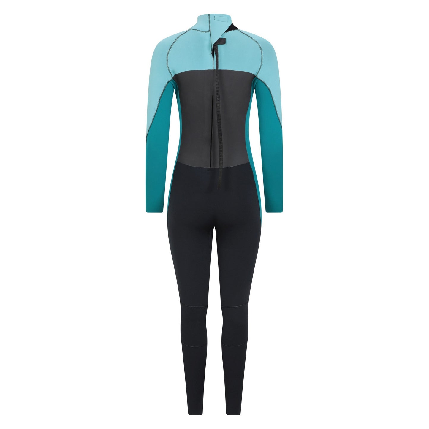 Black - Back - Mountain Warehouse Womens-Ladies Port Royal Long-Sleeved Wetsuit
