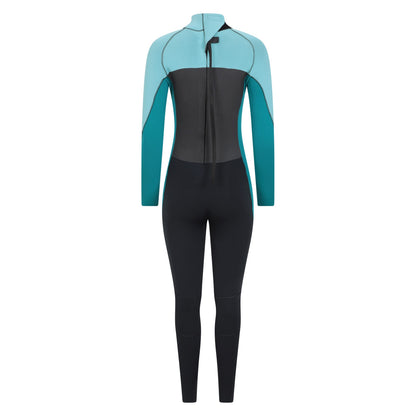 Black - Back - Mountain Warehouse Womens-Ladies Port Royal Long-Sleeved Wetsuit