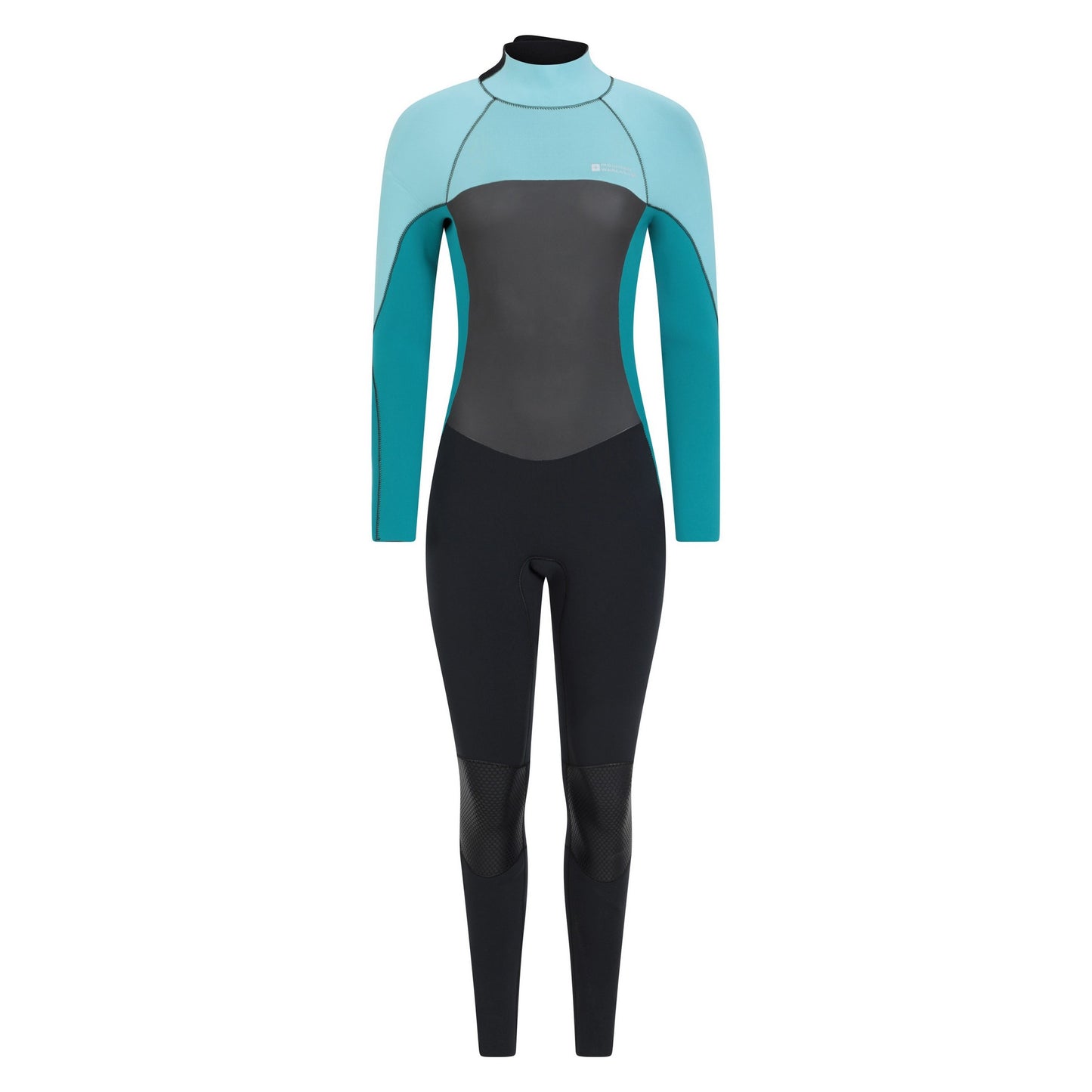 Black - Front - Mountain Warehouse Womens-Ladies Port Royal Long-Sleeved Wetsuit