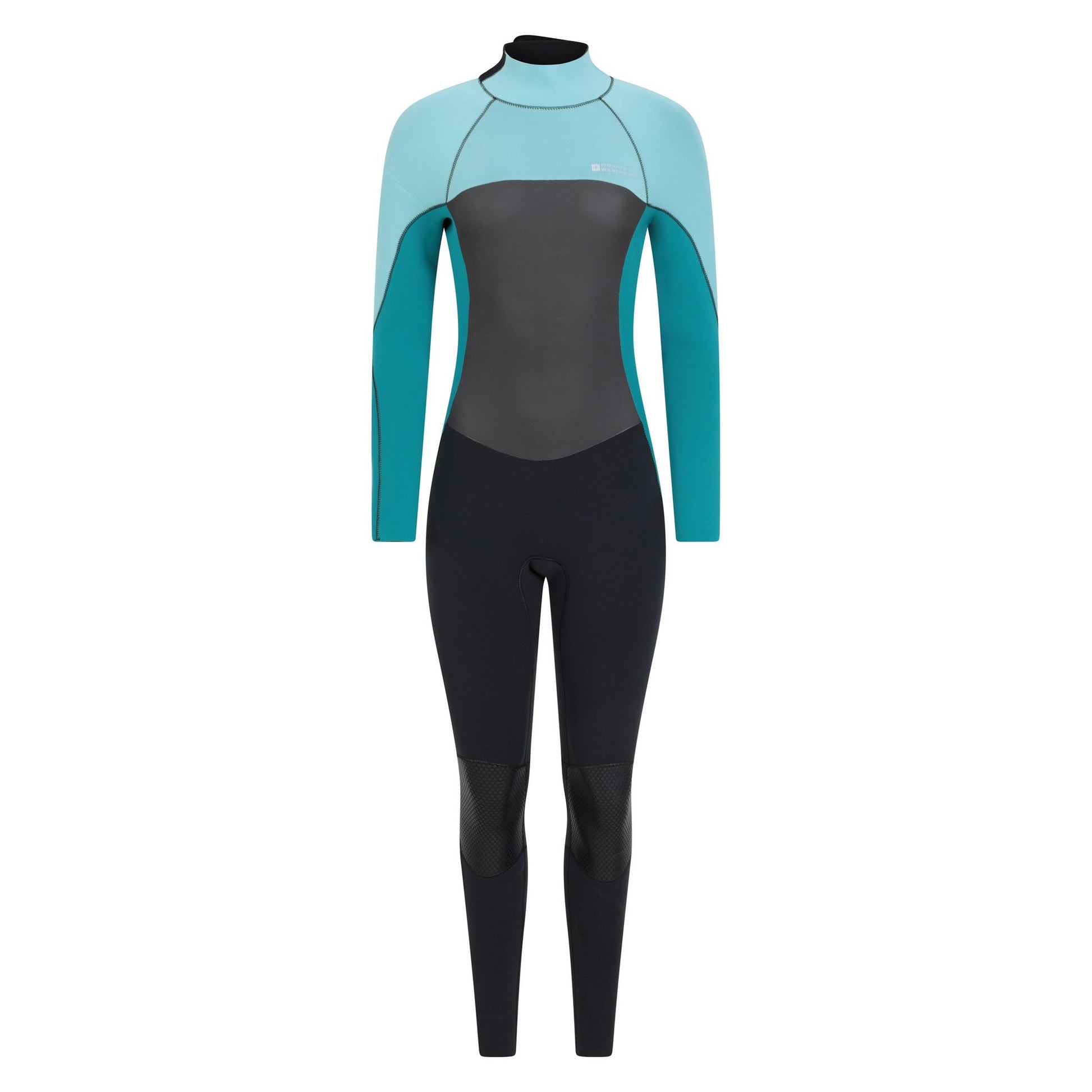Black - Front - Mountain Warehouse Womens-Ladies Port Royal Long-Sleeved Wetsuit