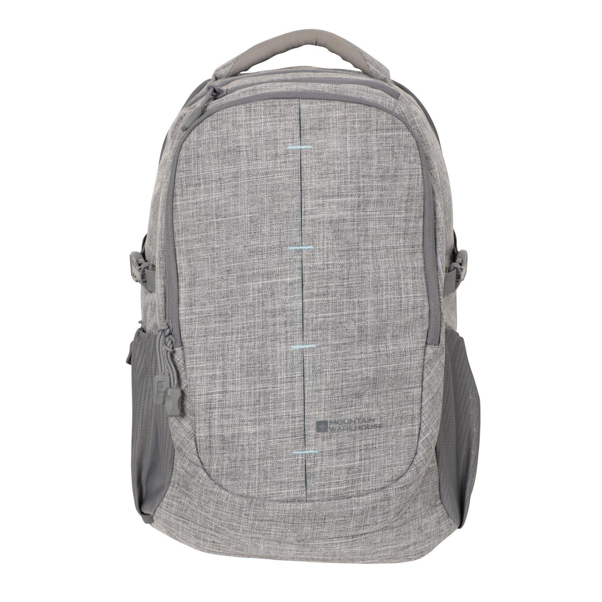 Grey - Front - Mountain Warehouse Vic 30L Laptop Bag