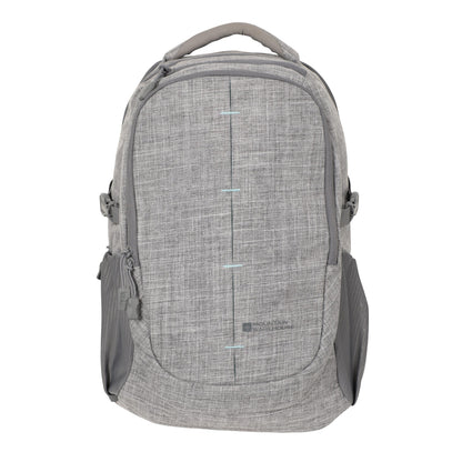 Grey - Front - Mountain Warehouse Vic 30L Laptop Bag