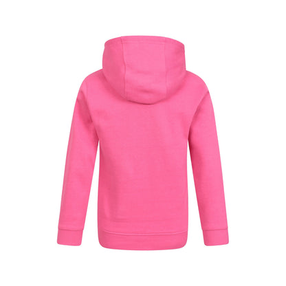 Purple - Back - Mountain Warehouse Childrens-Kids Sparkly Unicorn Organic Hoodie