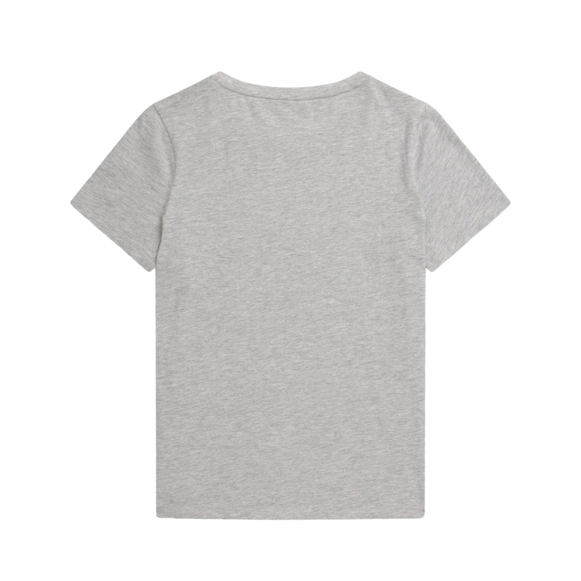 Grey - Back - Animal Womens-Ladies Sunrise Carina Organic Cotton T-Shirt