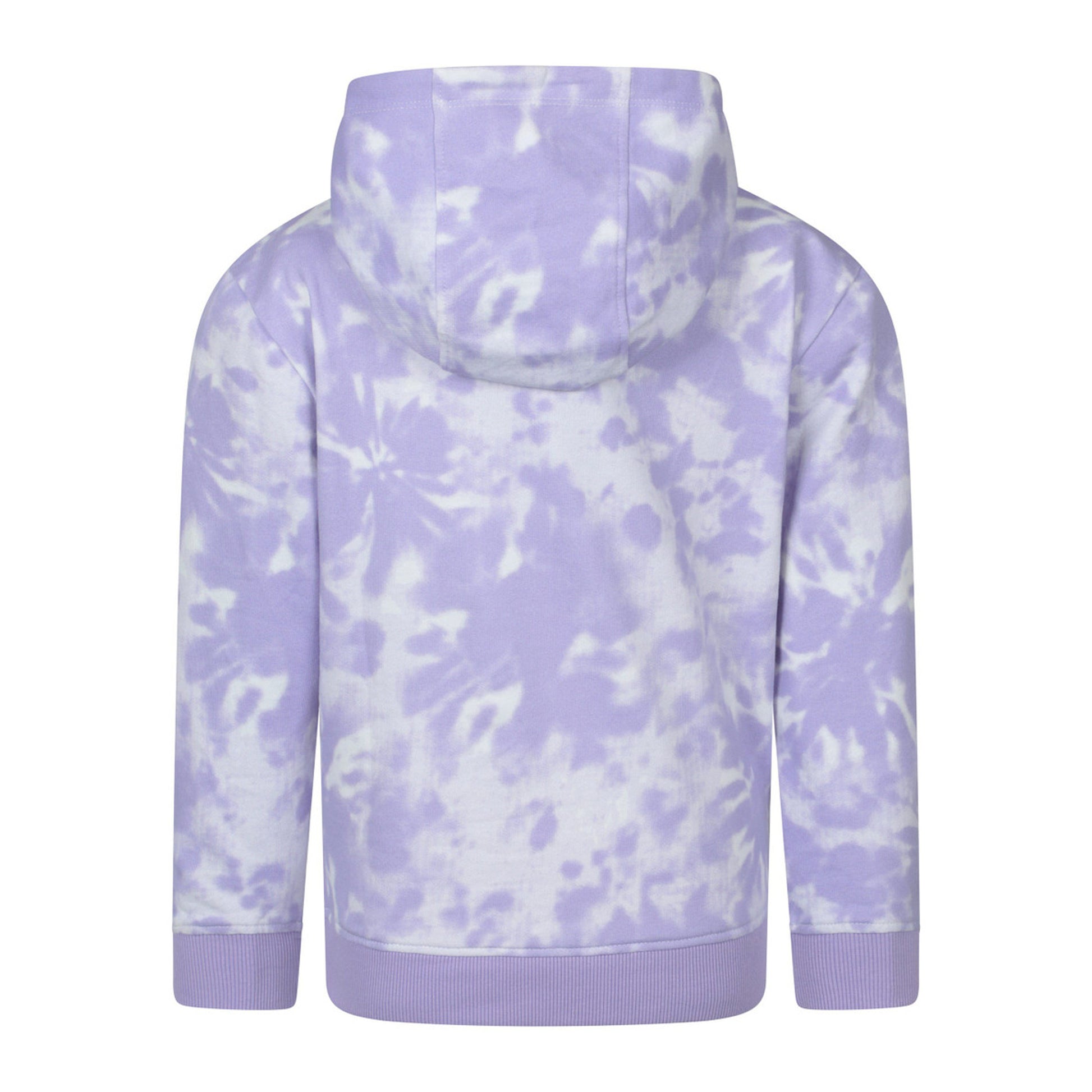 Purple - Back - Mountain Warehouse Childrens-Kids Tie Dye Organic Hoodie