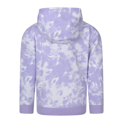 Purple - Back - Mountain Warehouse Childrens-Kids Tie Dye Organic Hoodie