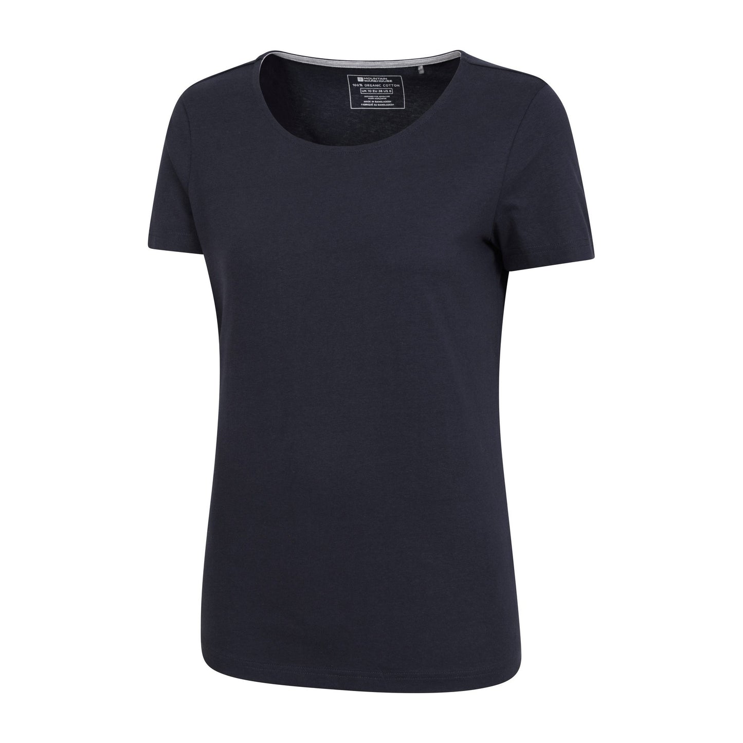 Navy - Back - Mountain Warehouse Womens-Ladies Eden Organic V Neck T-Shirt