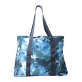 Blue - Back - Animal Tie Dye Recycled Shoulder Bag