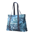 Blue - Side - Animal Tie Dye Recycled Shoulder Bag