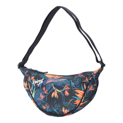 Orange - Side - Animal Tropical Recycled Crossbody Bag