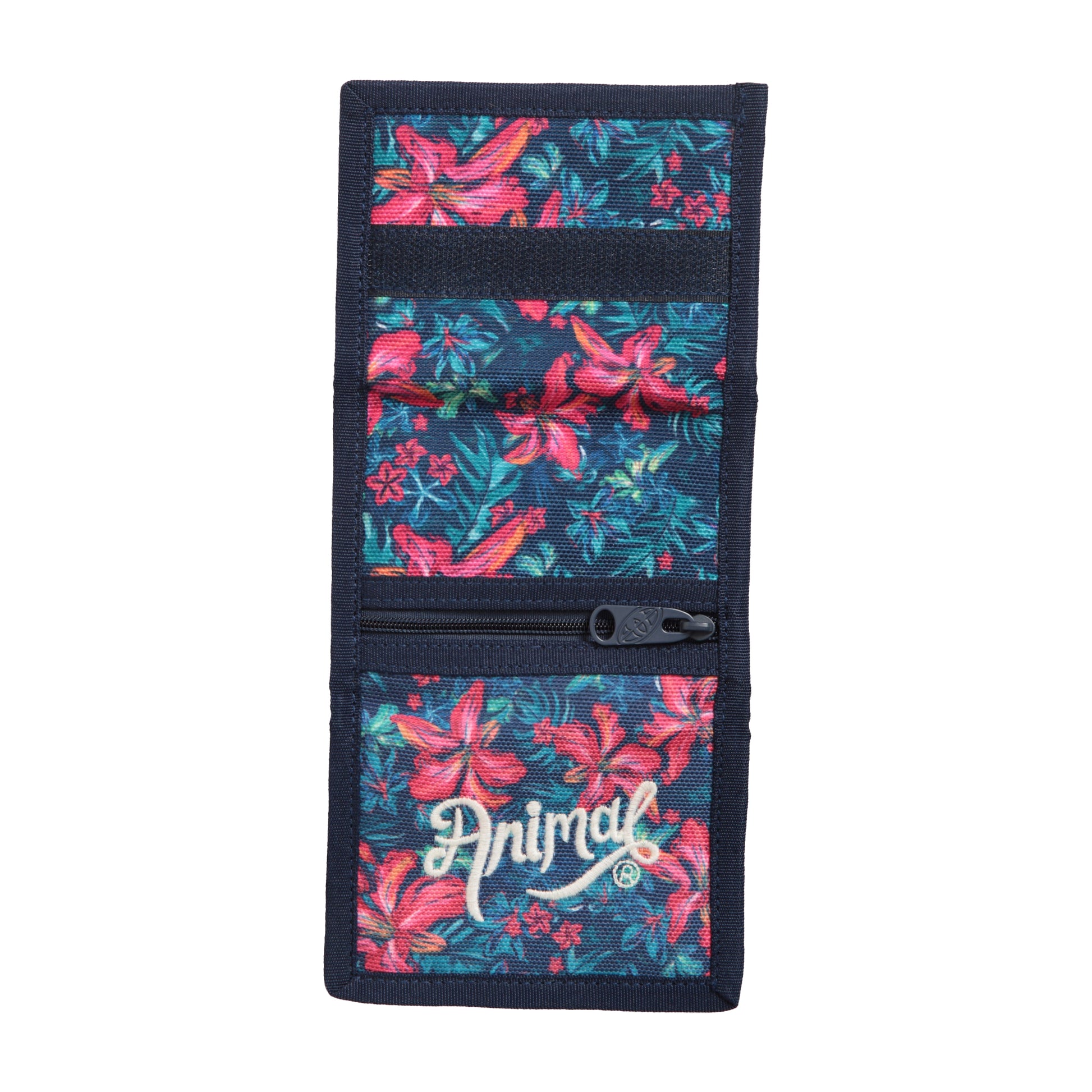 Red - Pack Shot - Animal Tri-Fold Recycled Wallet