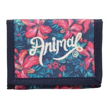 Red - Front - Animal Tri-Fold Recycled Wallet