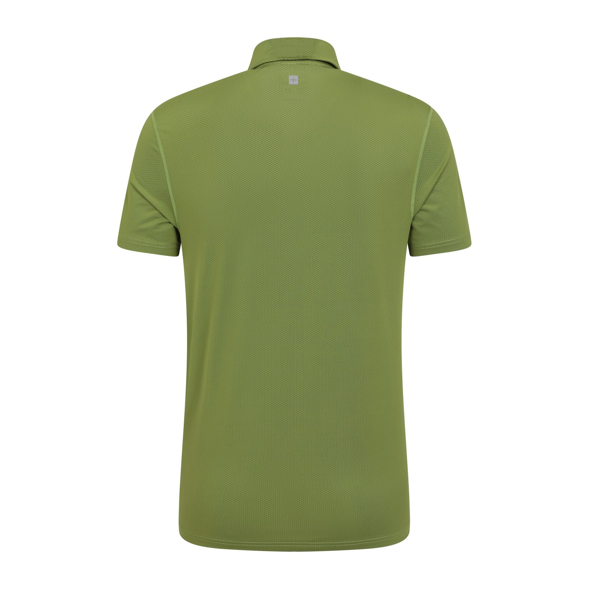 Khaki Green - Back - Mountain Warehouse Mens Court IsoCool Polo Shirt