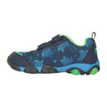 Navy - Side - Mountain Warehouse Childrens-Kids Zap Turtle Light Up Trainers
