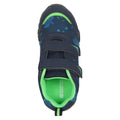 Navy - Pack Shot - Mountain Warehouse Childrens-Kids Zap Turtle Light Up Trainers