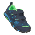 Navy - Front - Mountain Warehouse Childrens-Kids Zap Turtle Light Up Trainers