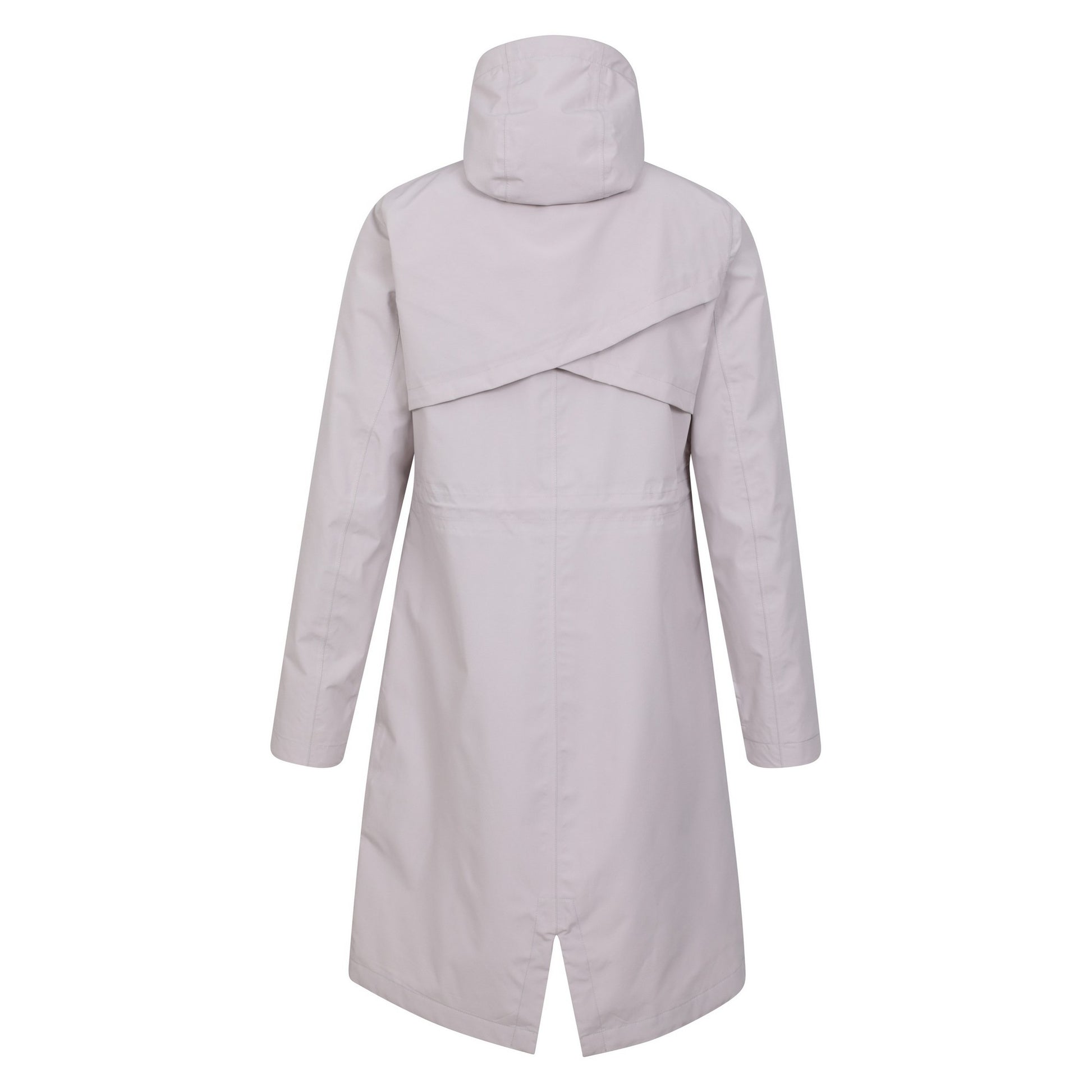 Light Beige - Back - Mountain Warehouse Womens-Ladies Hilltop Extra Long Waterproof Jacket