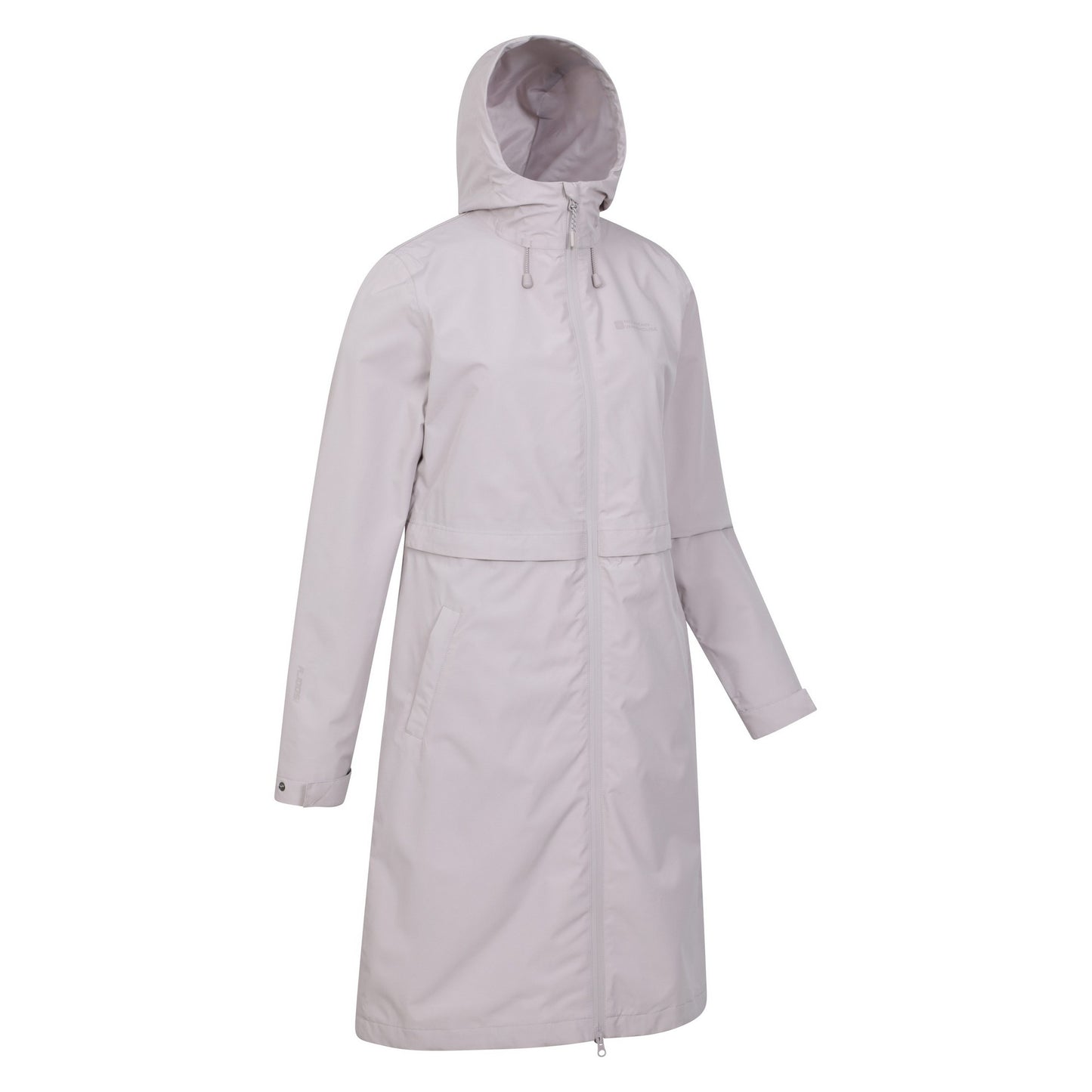 Light Beige - Lifestyle - Mountain Warehouse Womens-Ladies Hilltop Extra Long Waterproof Jacket