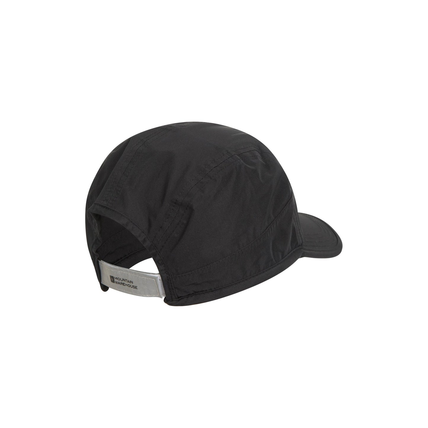 Black - Pack Shot - Mountain Warehouse Sporty Waterproof Running Cap