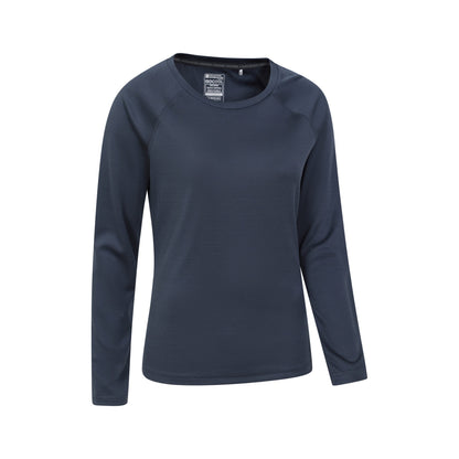 Navy - Lifestyle - Mountain Warehouse Womens-Ladies Endurance Long-Sleeved Top