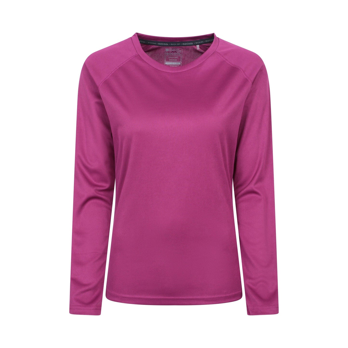 Purple - Front - Mountain Warehouse Womens-Ladies Endurance Long-Sleeved Top