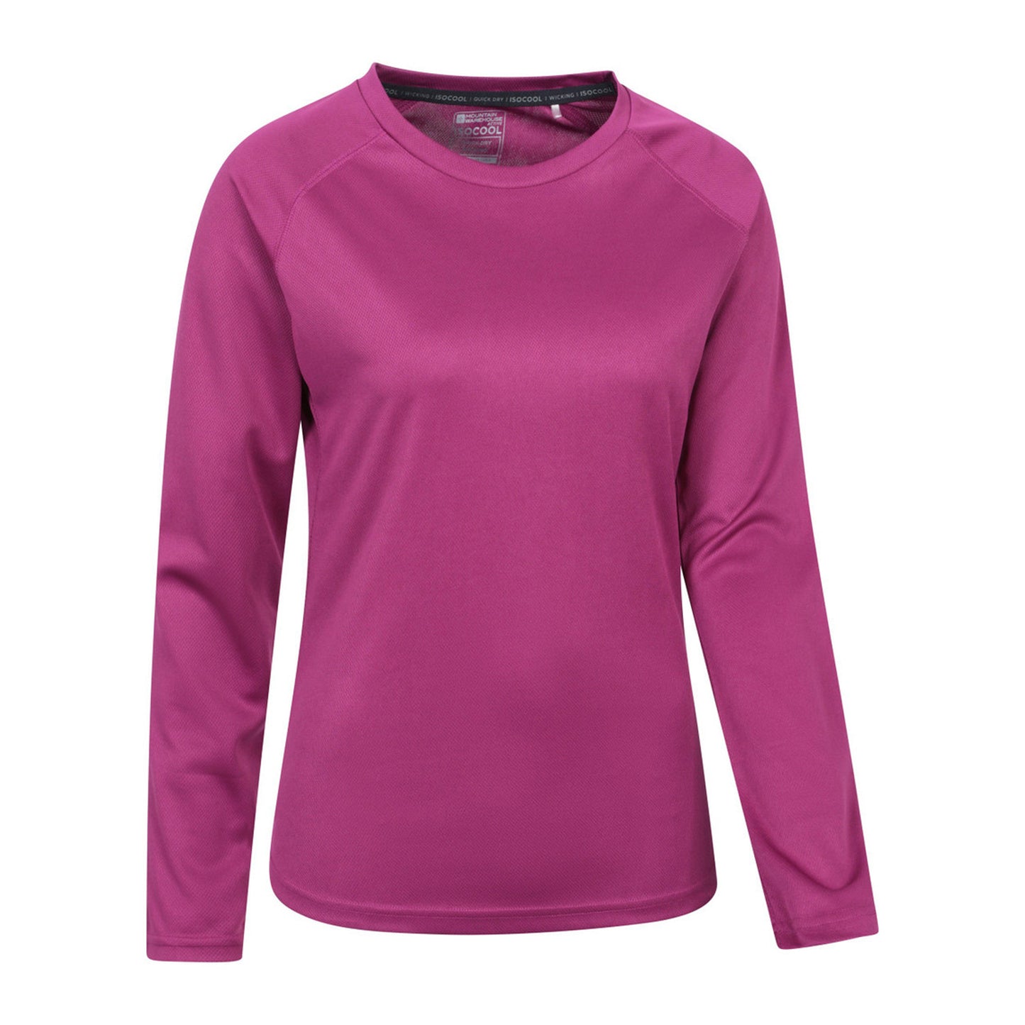 Purple - Side - Mountain Warehouse Womens-Ladies Endurance Long-Sleeved Top