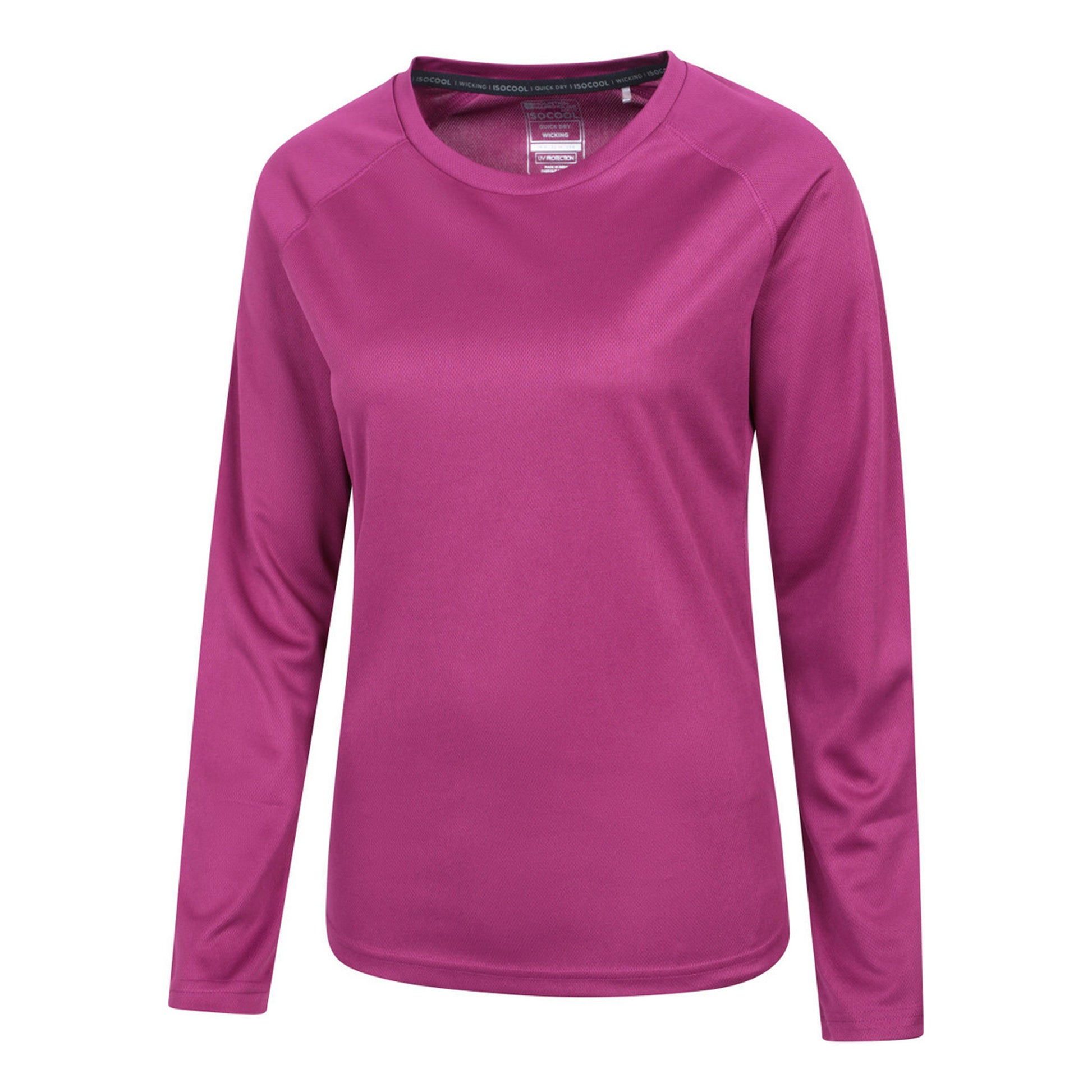 Purple - Lifestyle - Mountain Warehouse Womens-Ladies Endurance Long-Sleeved Top