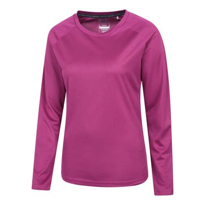 Purple - Lifestyle - Mountain Warehouse Womens-Ladies Endurance Long-Sleeved Top