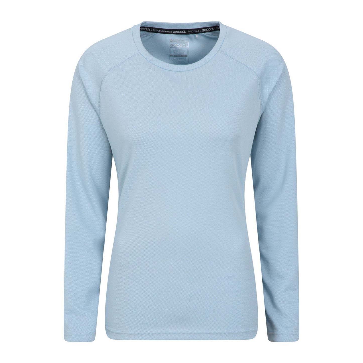 Pale Blue - Front - Mountain Warehouse Womens-Ladies Endurance Long-Sleeved Top
