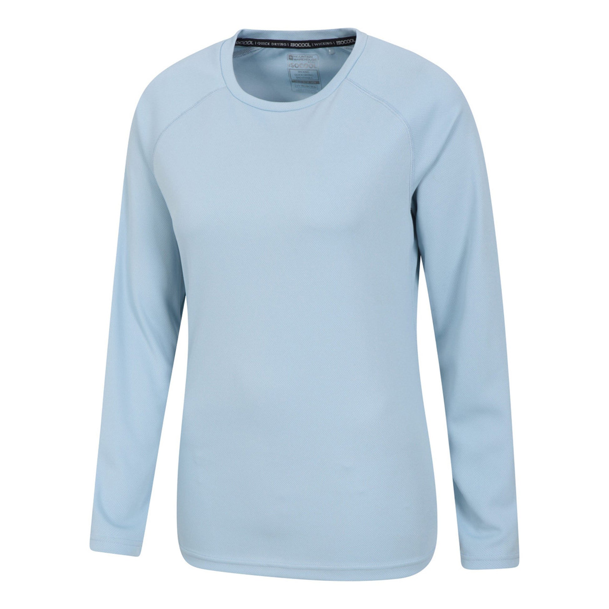 Pale Blue - Lifestyle - Mountain Warehouse Womens-Ladies Endurance Long-Sleeved Top