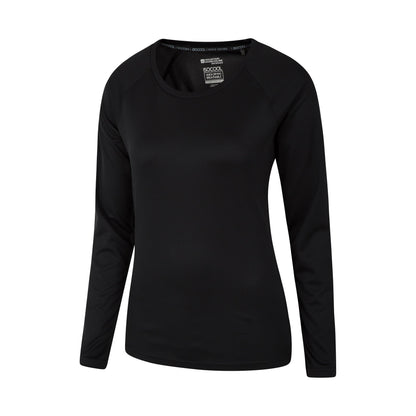 Black - Lifestyle - Mountain Warehouse Womens-Ladies Endurance Long-Sleeved Top