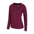 Pink - Side - Mountain Warehouse Womens-Ladies Endurance Long-Sleeved Top