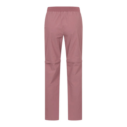 Dark Pink - Back - Mountain Warehouse Womens-Ladies Explorer Zip-Off Trousers