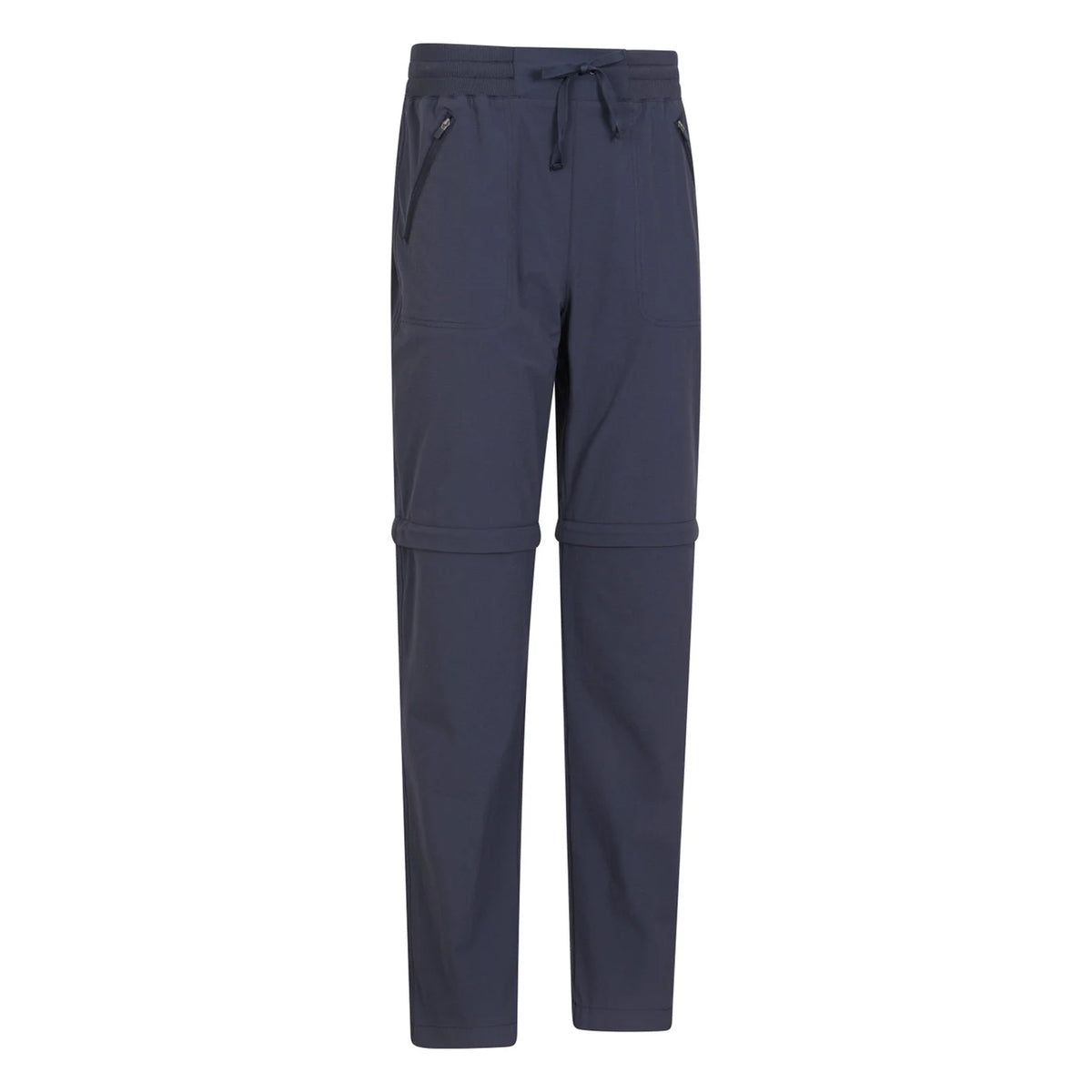 Navy - Side - Mountain Warehouse Womens-Ladies Explorer Zip-Off Trousers