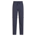 Navy - Front - Mountain Warehouse Womens-Ladies Explorer Zip-Off Trousers