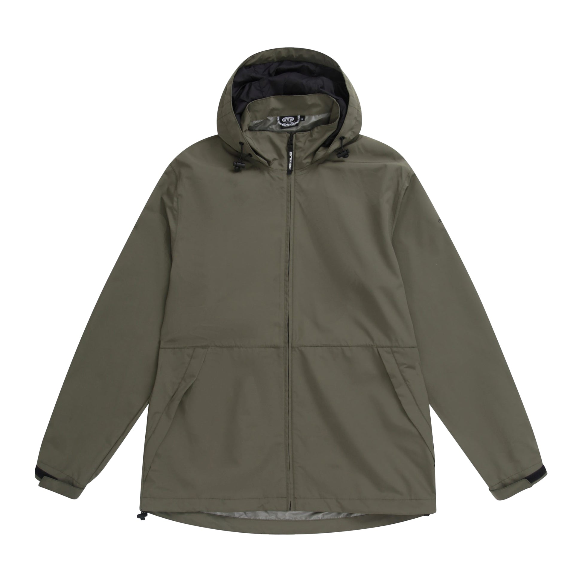 Khaki Green - Front - Animal Mens Pace Packable Waterproof Jacket