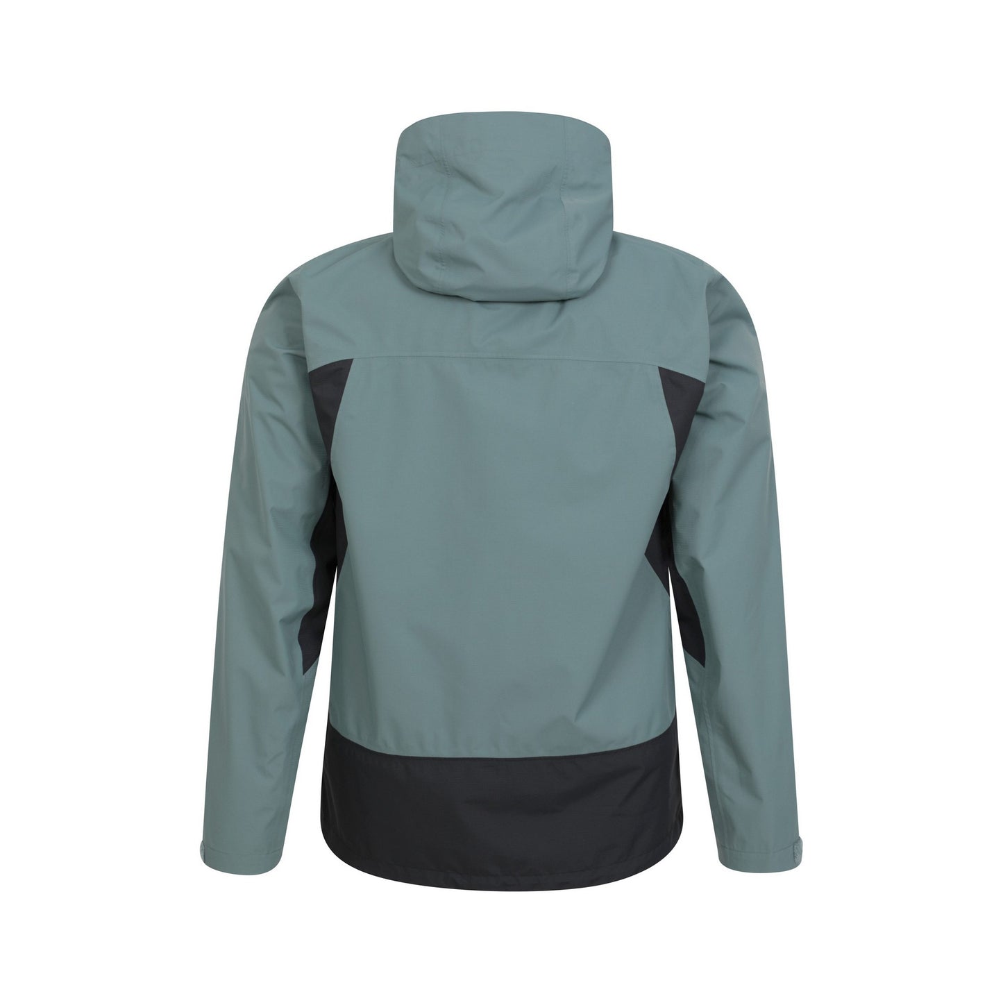 Black-Teal - Back - Mountain Warehouse Mens Valley Extreme Waterproof 2.5 Layer Waterproof Jacket