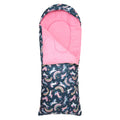 Dark Blue - Side - Mountain Warehouse Apex Mini Midseason Rectangular Sleeping Bag