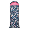 Dark Blue - Front - Mountain Warehouse Apex Mini Midseason Rectangular Sleeping Bag