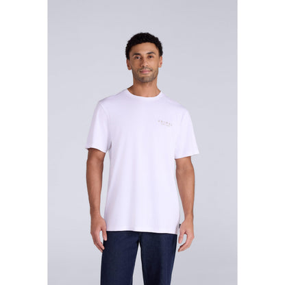 White - Front - Animal Mens Chase Organic Summer T-Shirt