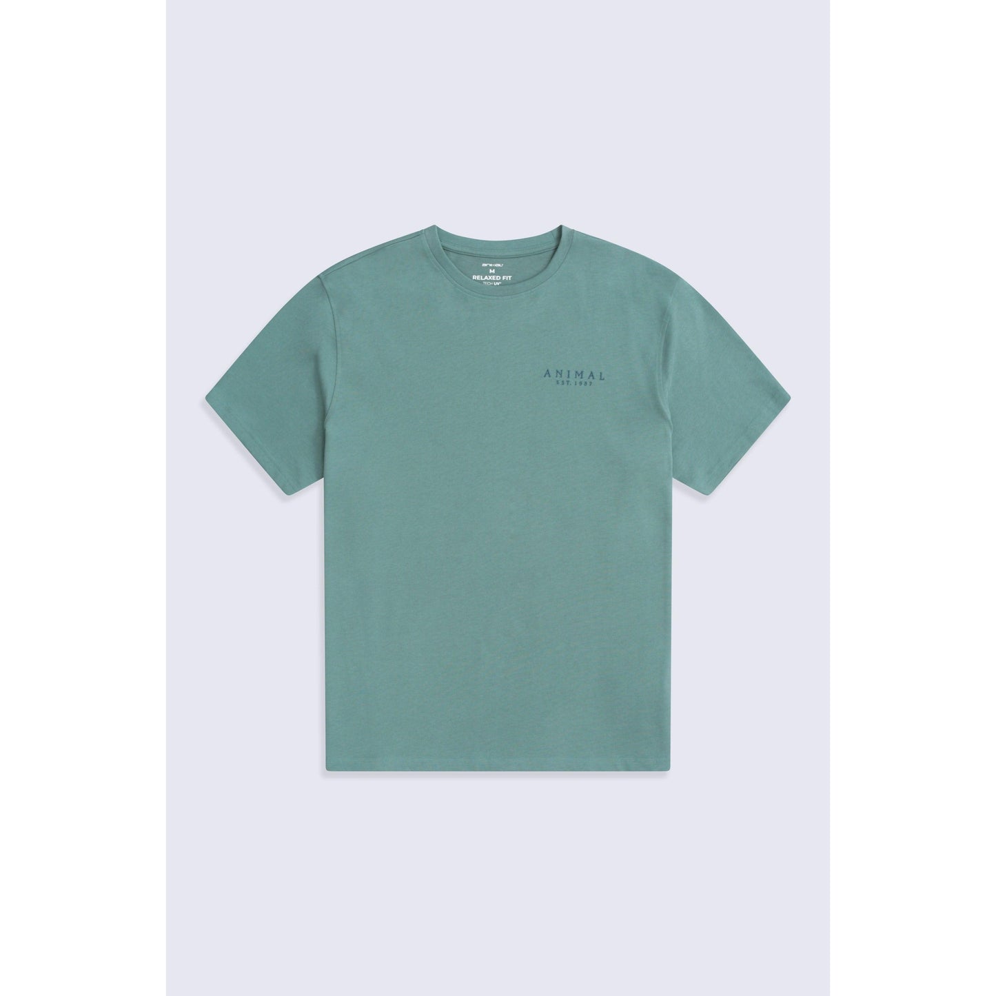 Green - Front - Animal Mens Chase Organic Summer T-Shirt
