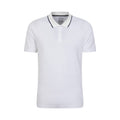 White - Front - Mountain Warehouse Mens Tournament IsoCool Polo Shirt