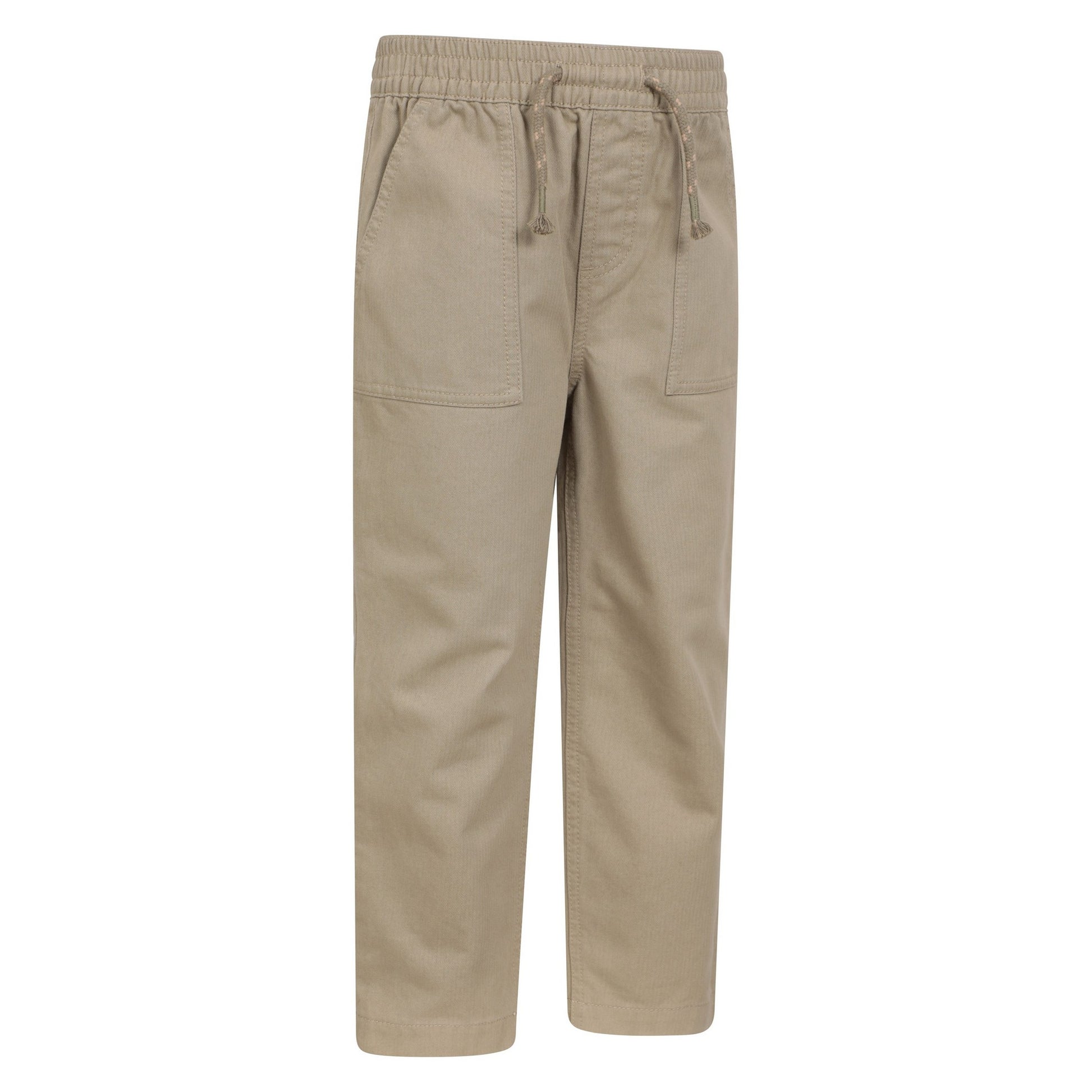 Beige - Lifestyle - Mountain Warehouse Childrens-Kids Cooper Herringbone Trousers