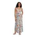 Burnt Orange - Side - Animal Womens-Ladies Meave EcoVero Midi Dress