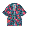 Red - Front - Animal Womens-Ladies Kym EcoVero Kimono