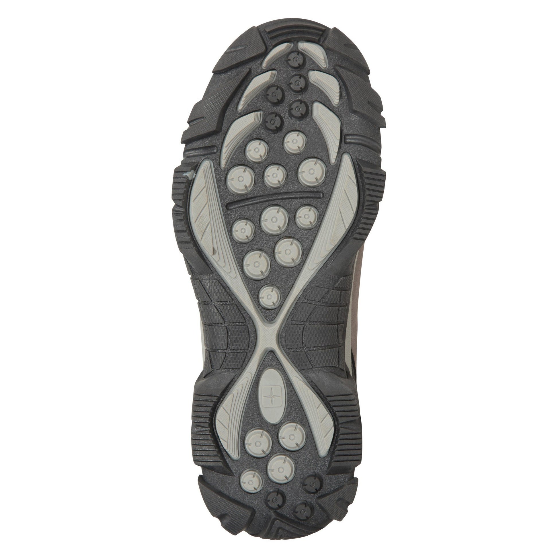 Grey - Side - Mountain Warehouse Childrens-Kids Trail Suede Walking Boots